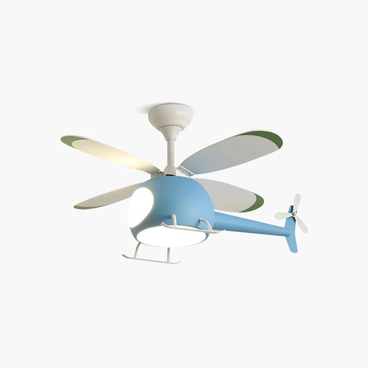 Eloer Airplane Ceiling Fan Lamp for Children’s Room