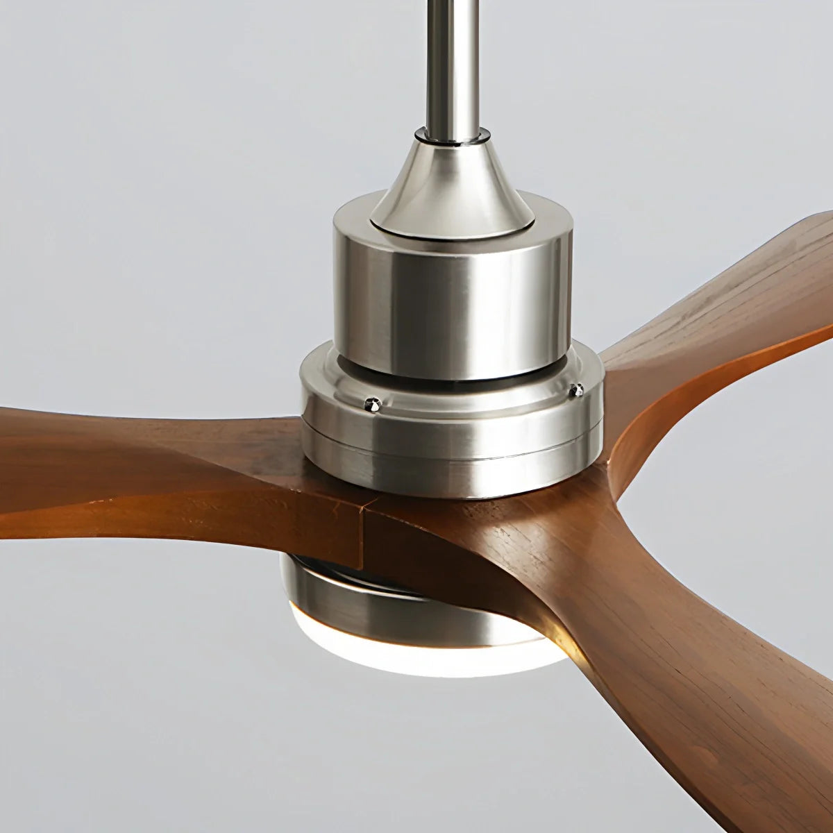 Eloer American Retro 3-Blade Ceiling Fan with Light