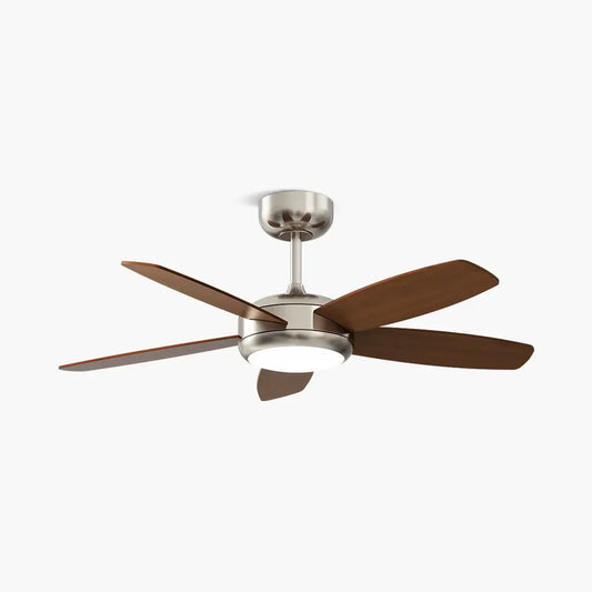 Eloer Retro American Style 5-blade Ceiling Fan Light