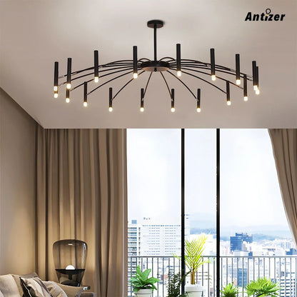 Eloer Modern Adjustable Candelabra Chandelier for Living Room