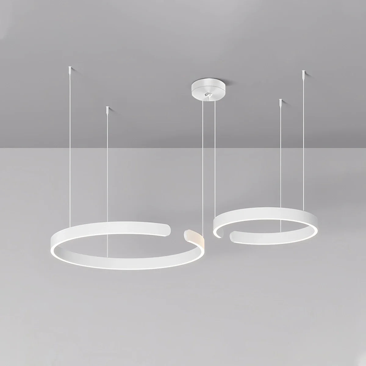 Eloer Modern Ring LED Chandelier for Living Room