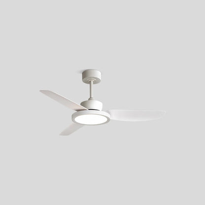 Eloer Modern White Ceiling Fans with Lights and Remote