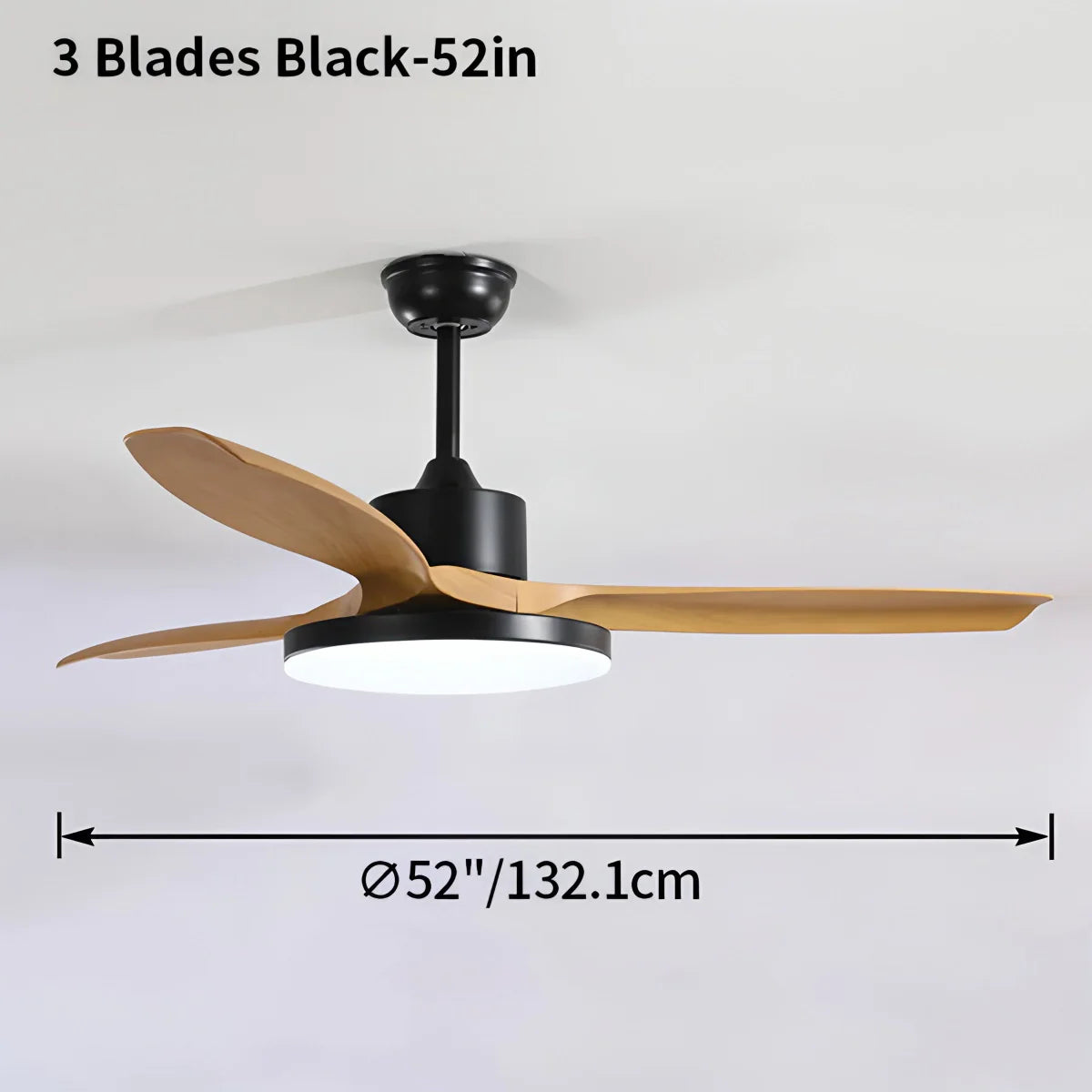 Eloer Scandi Reversible Ceiling Fan with Light