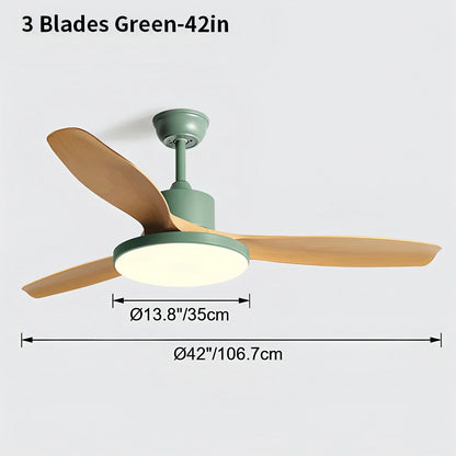 Eloer Scandi Reversible Ceiling Fan with Light