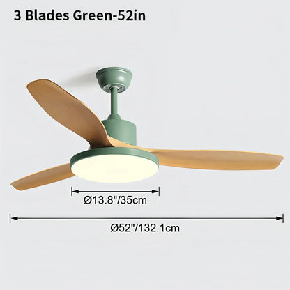 Eloer Scandi Reversible Ceiling Fan with Light