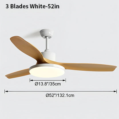 Eloer Scandi Reversible Ceiling Fan with Light
