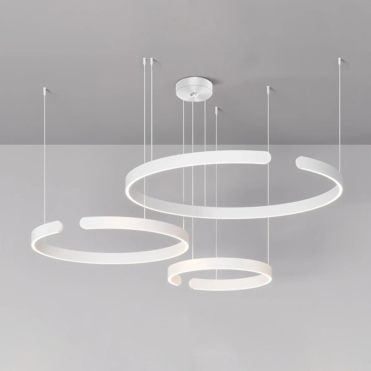 Eloer Modern Ring LED Chandelier for Living Room