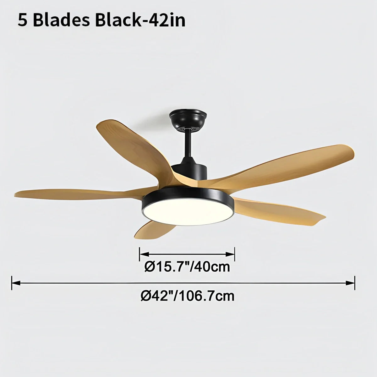 Eloer Scandi Reversible Ceiling Fan with Light