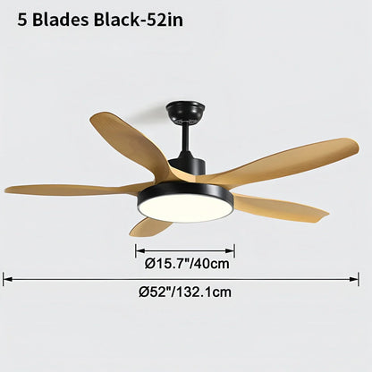 Eloer Scandi Reversible Ceiling Fan with Light