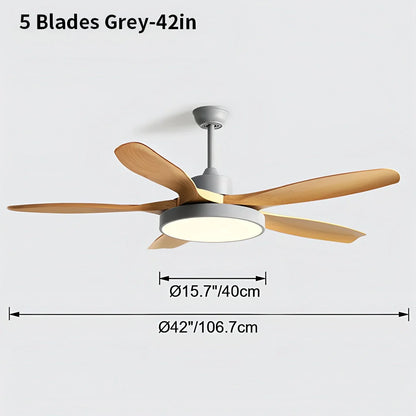Eloer Scandi Reversible Ceiling Fan with Light
