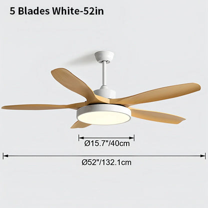 Eloer Scandi Reversible Ceiling Fan with Light