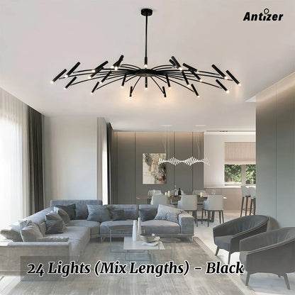 Eloer Modern Adjustable Candelabra Chandelier for Living Room