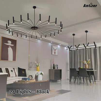 Eloer Modern Adjustable Candelabra Chandelier for Living Room