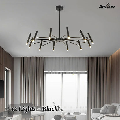 Eloer Modern Adjustable Candelabra Chandelier for Living Room