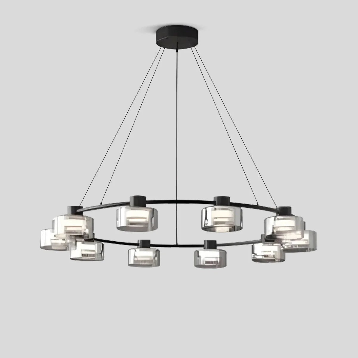 Eloer Light Luxury Creative Glass Chandelier