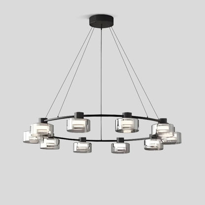 Eloer Light Luxury Creative Glass Chandelier