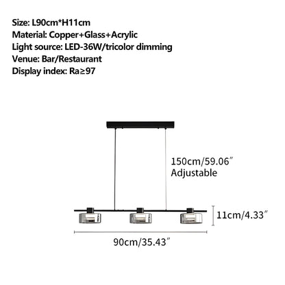 Eloer Light Luxury Creative Glass Chandelier