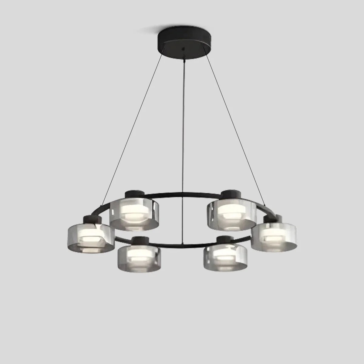 Eloer Light Luxury Creative Glass Chandelier