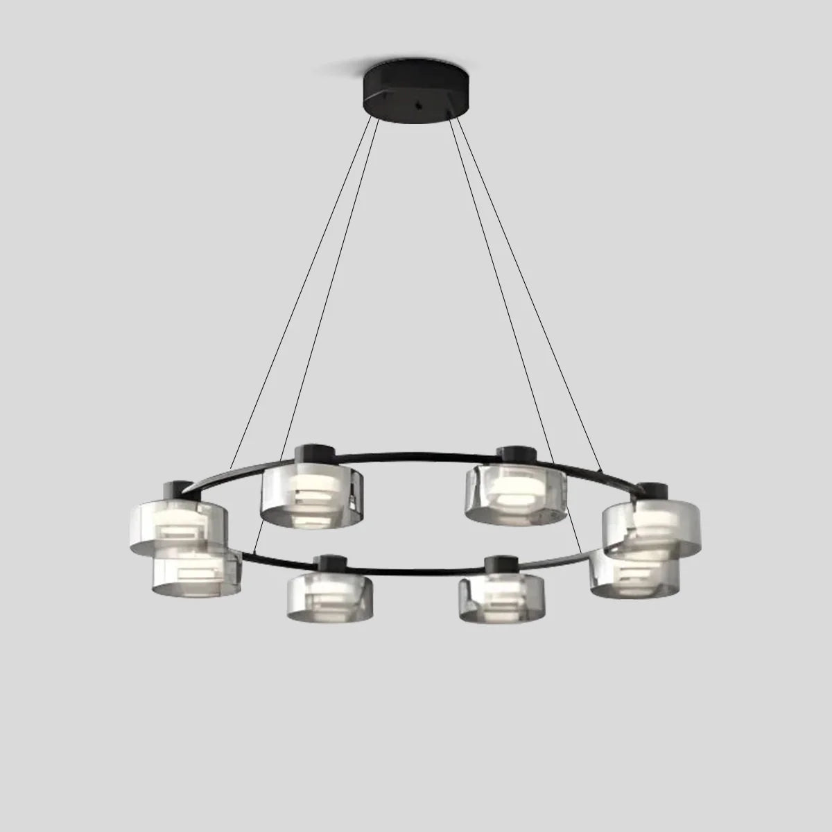 Eloer Light Luxury Creative Glass Chandelier