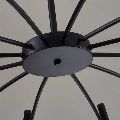 Eloer Modern Adjustable Candelabra Chandelier for Living Room