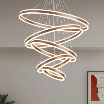 Eloer Circle Layered Living Room Chandelier