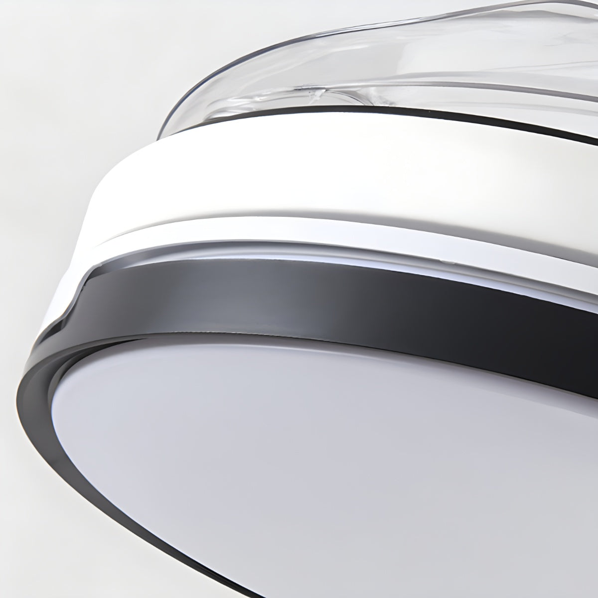 Luvori Remote Minimalist Hugger Ceiling Fan Light