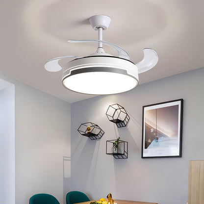 Luvori Remote Minimalist Hugger Ceiling Fan Light