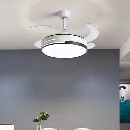 Luvori Remote Minimalist Hugger Ceiling Fan Light