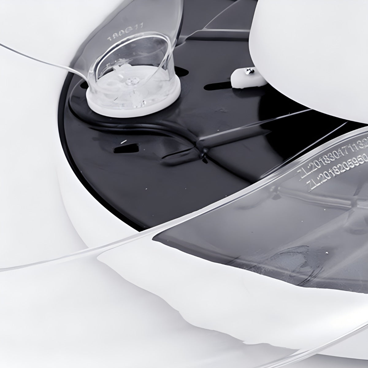 Luvori Remote Minimalist Hugger Ceiling Fan Light