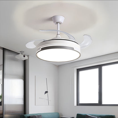 Luvori Remote Minimalist Hugger Ceiling Fan Light