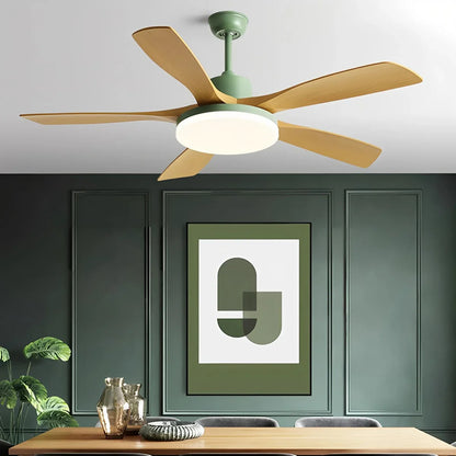 Eloer Living Room 6-Leaf Ceiling Fan Light