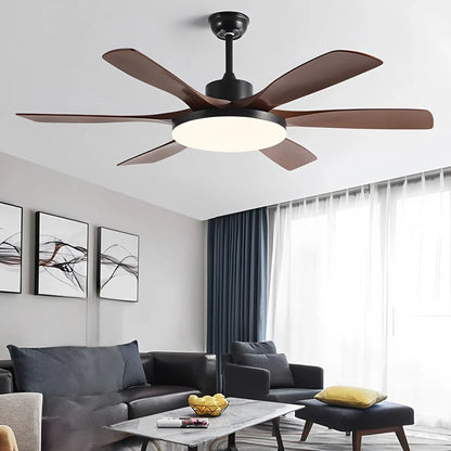 Eloer Living Room 6-Leaf Ceiling Fan Light