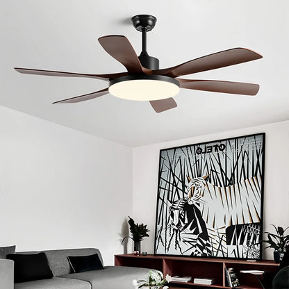 Eloer Living Room 6-Leaf Ceiling Fan Light