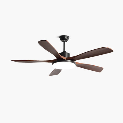Eloer Minimalist Ceiling Fan with Light for Living Room