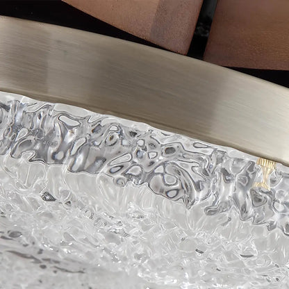 Eloer Vintage Luxury Solid Wood Ceiling Fan Light