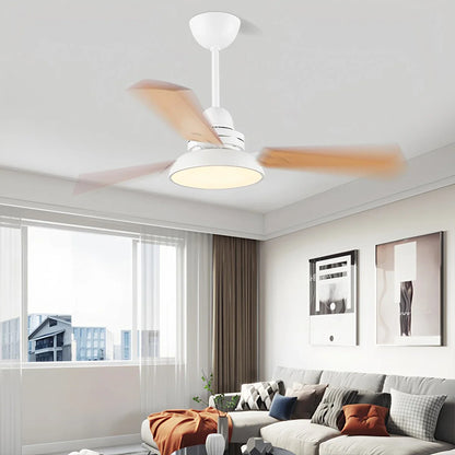 Eloer Modern Minimalist Three Leaf Ceiling Fan Light