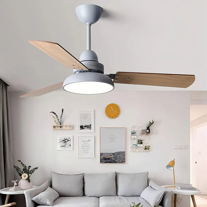 Eloer Modern Minimalist Three Leaf Ceiling Fan Light