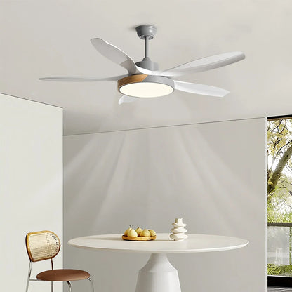 Luvori Nordic Living Room Ceiling Fan with Light