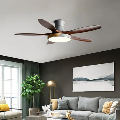 Luvori Nordic 5-Blade LED Ceiling Fan Light