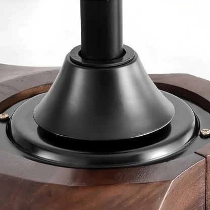 Eloer Nordic Solid Wood Ceiling Fan with Light