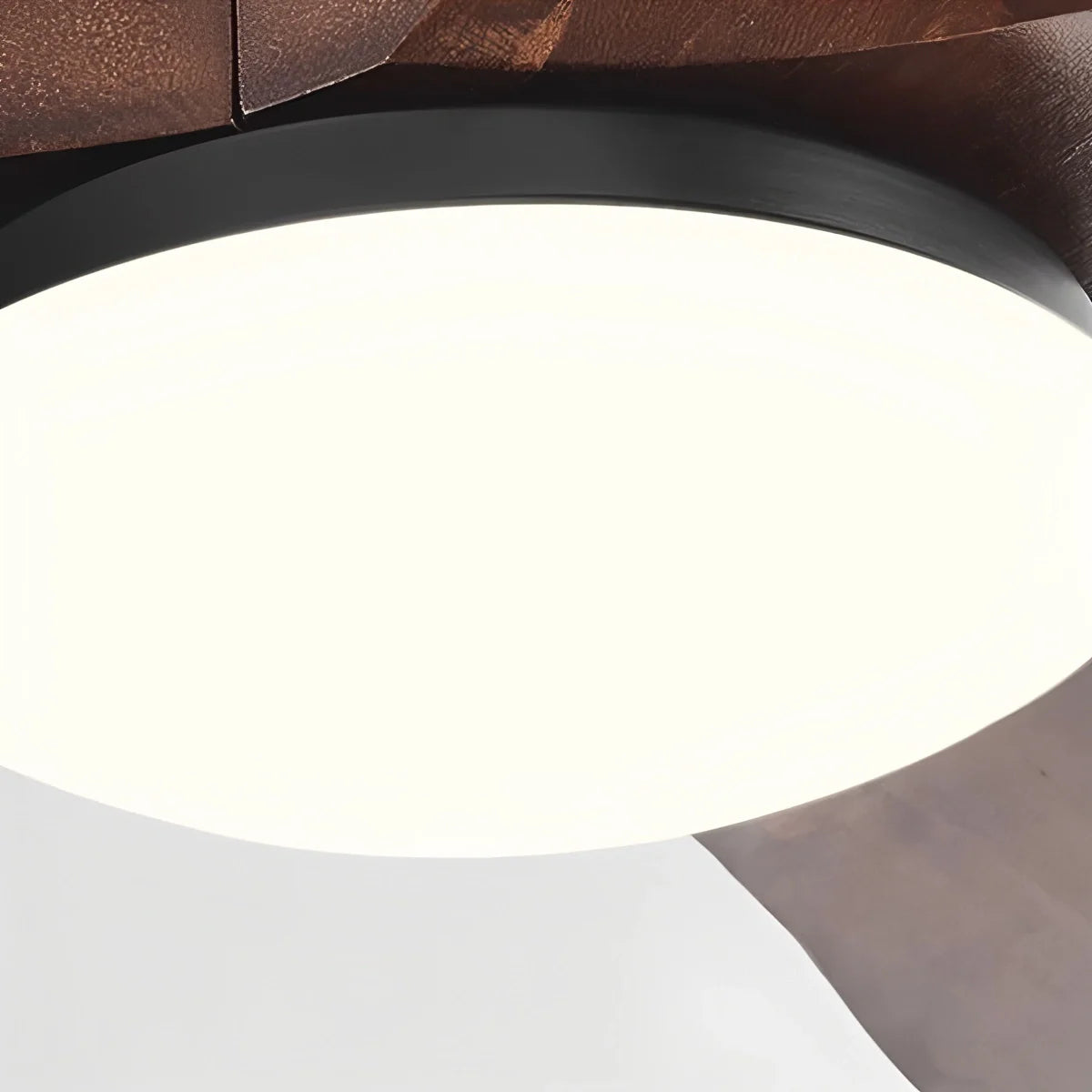 Eloer Nordic Solid Wood Ceiling Fan with Light