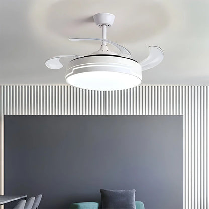 Luvori Remote Minimalist Hugger Ceiling Fan Light