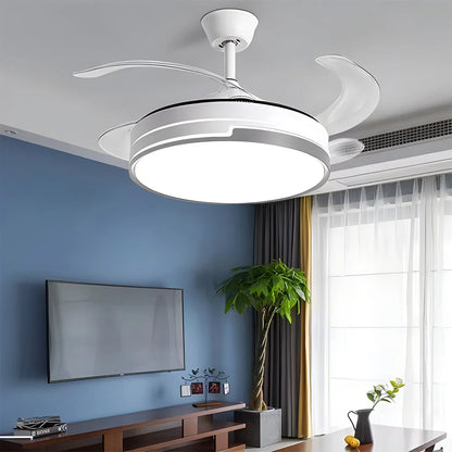Luvori Remote Minimalist Hugger Ceiling Fan Light