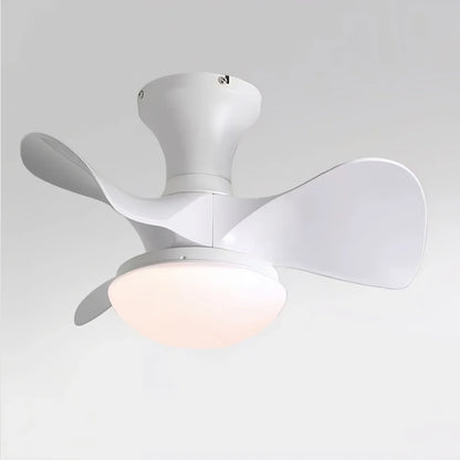 Eloer Small Propeller Ceiling Fan With Light for Bedroom
