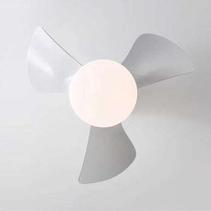 Eloer Small Propeller Ceiling Fan With Light for Bedroom