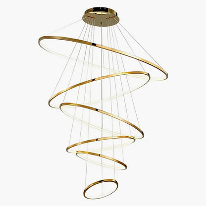 Eloer Large Tiered Ring Foyer Chandelier