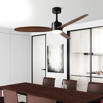 Eloer 3-Blade Ceiling Fan With Light for Bedroom