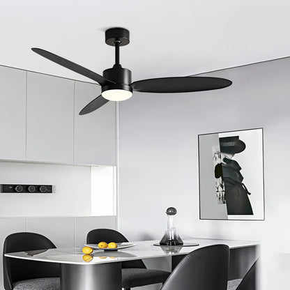 Eloer 3-Blade Ceiling Fan With Light for Bedroom