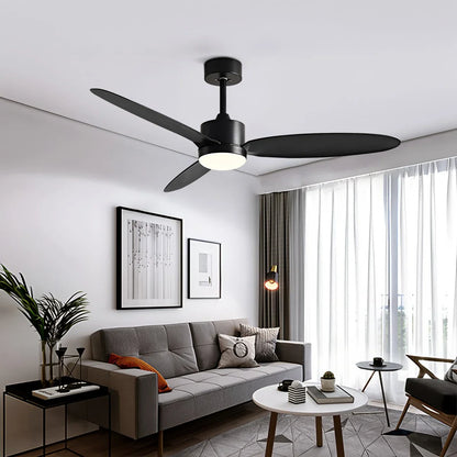 Eloer 3-Blade Ceiling Fan With Light for Bedroom