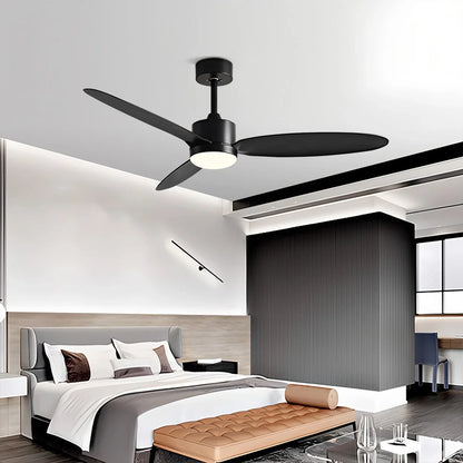 Eloer 3-Blade Ceiling Fan With Light for Bedroom
